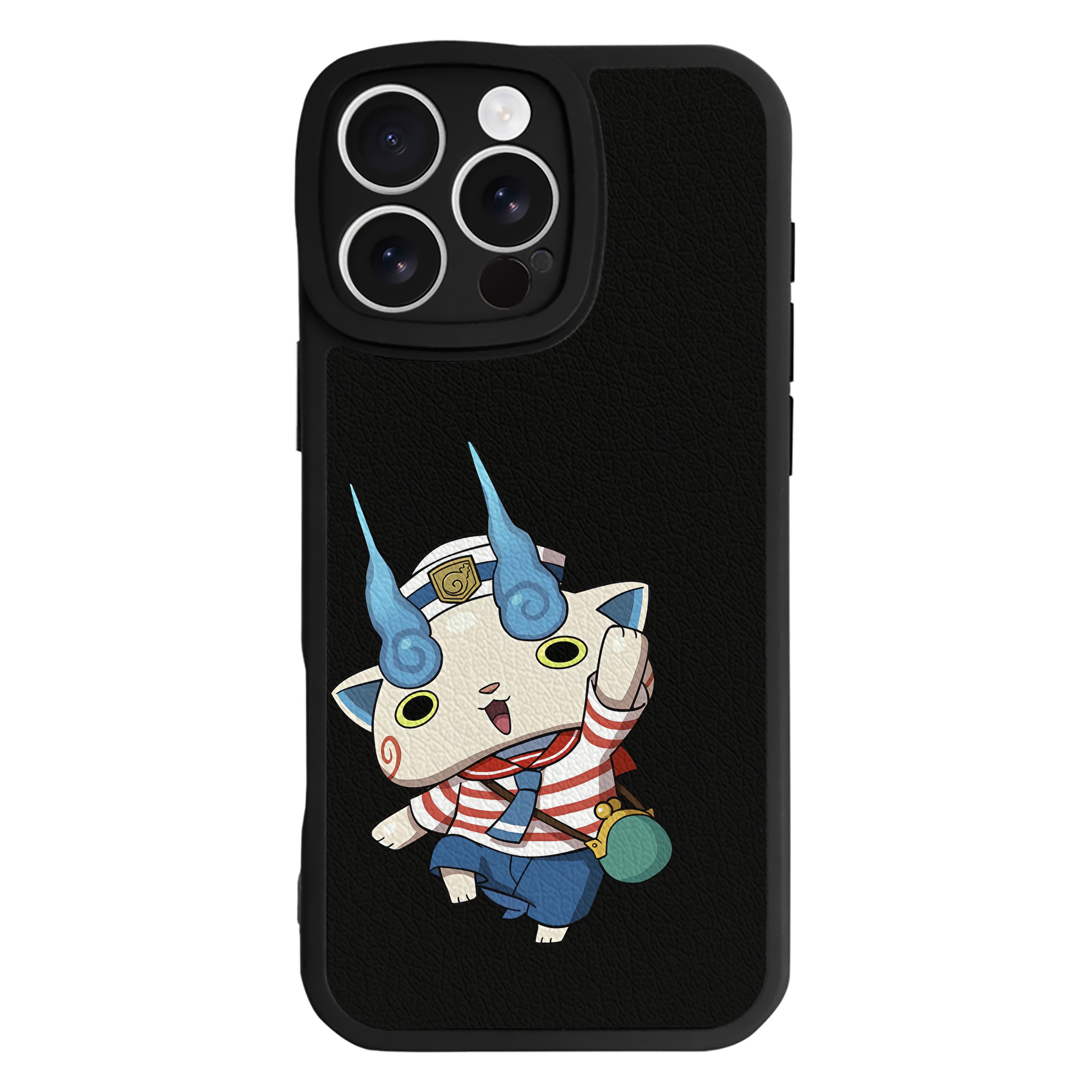 （画像用） 妖怪ウォッチ Yo-kai Watch 【iPhone 16シリーズ対応】シリコンスマホケース（レザー調） 材質：シリコン